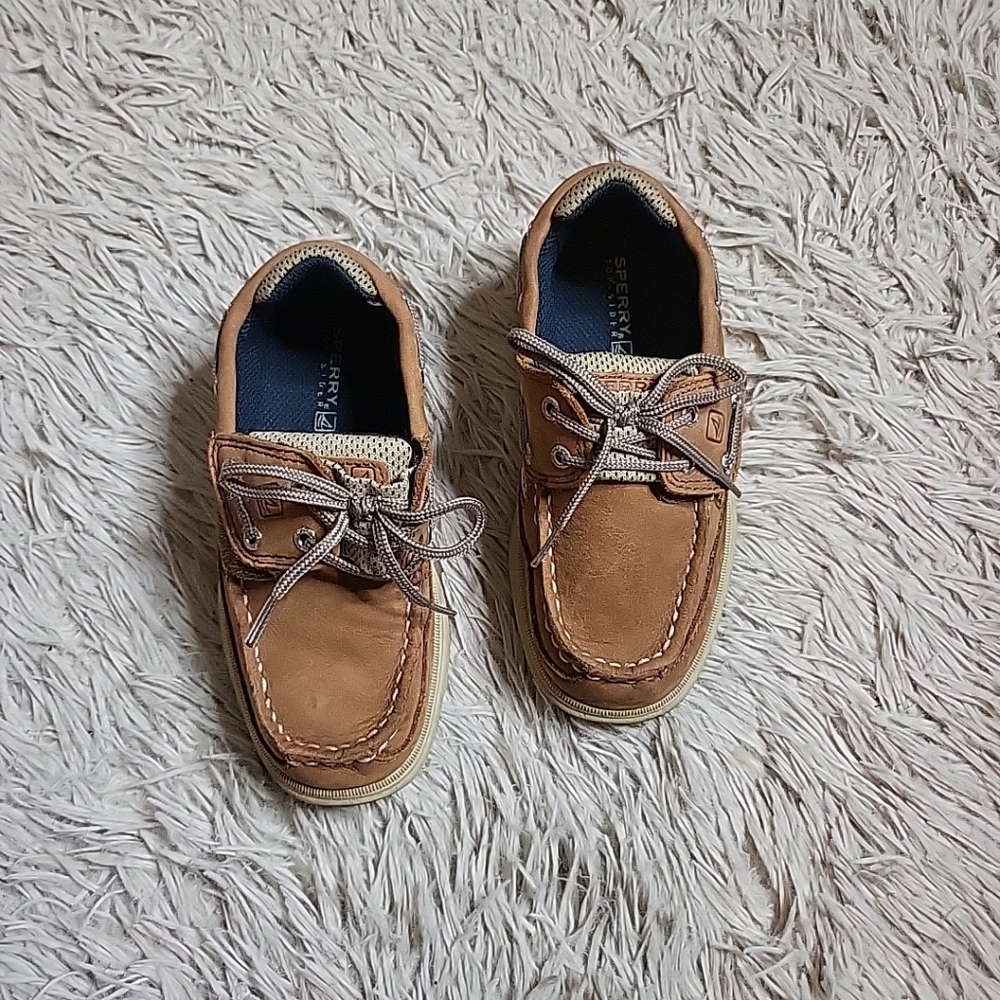 Kids Toddler Sperry Top Sider Boat Shoes Lanyard A/C Boys Shoes 11 M Classic - Picture 4 of 12
